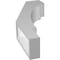 Ekena Millwork 3 1/2-in. W x 10-in. D x 22-in. H Merced Architectural Grade PVC Knee Brace BRCP035X10X22MRC - alternate 3